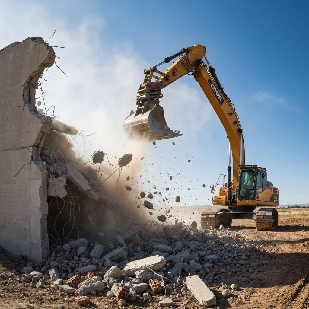 Demolition work in Northern Colorado