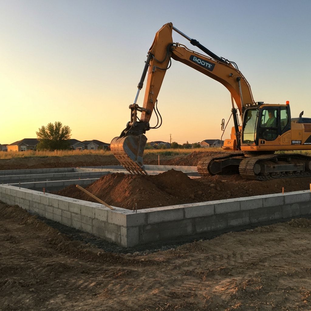 Foundation backfilling in Northern Colorado