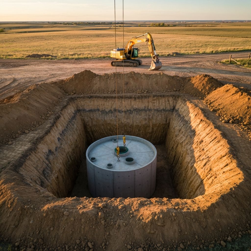 Septic system installation in Northern Colorado