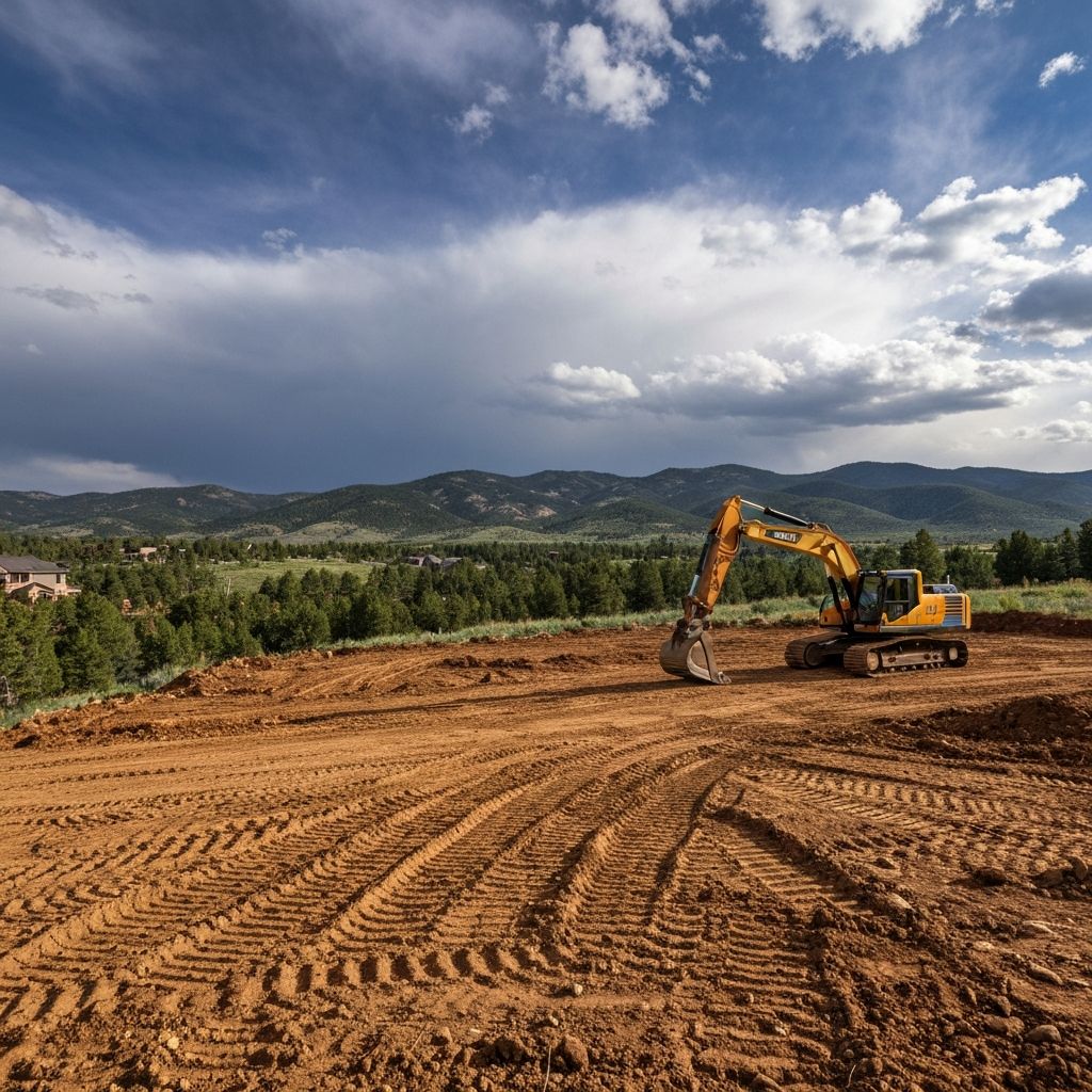 Building site preparation in Northern Colorado